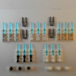 Lego lightsabers knifes Brand new!